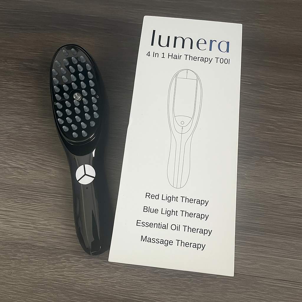Red Light Therapy Hair Brush – For Stronger, Fuller Hair 🔴💪